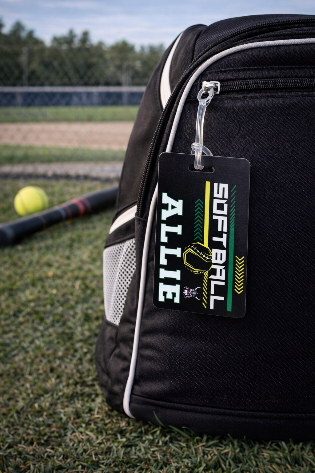 Northridge Softball Bag Tag 1