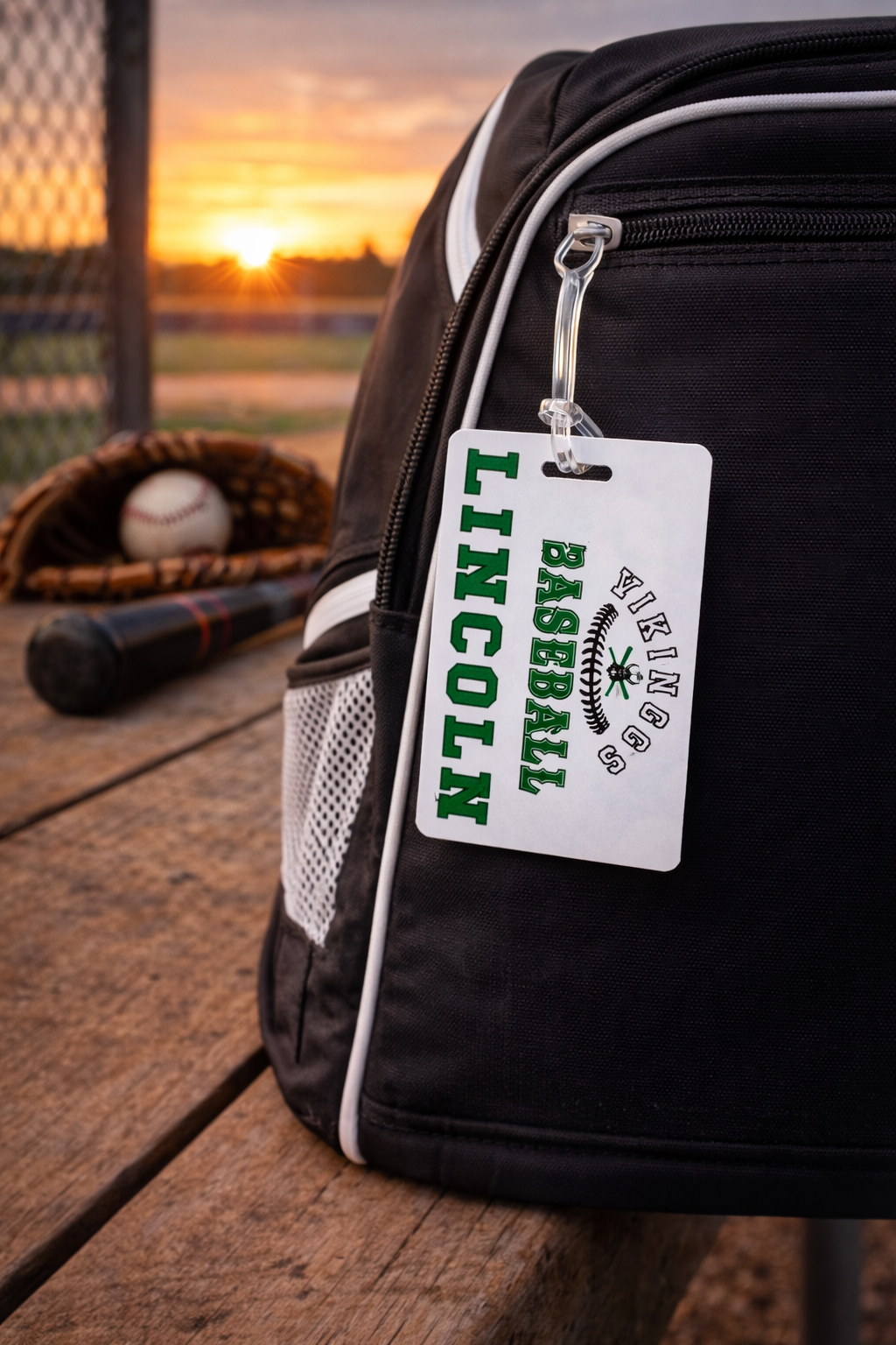 Northridge Baseball Bag Tag 2