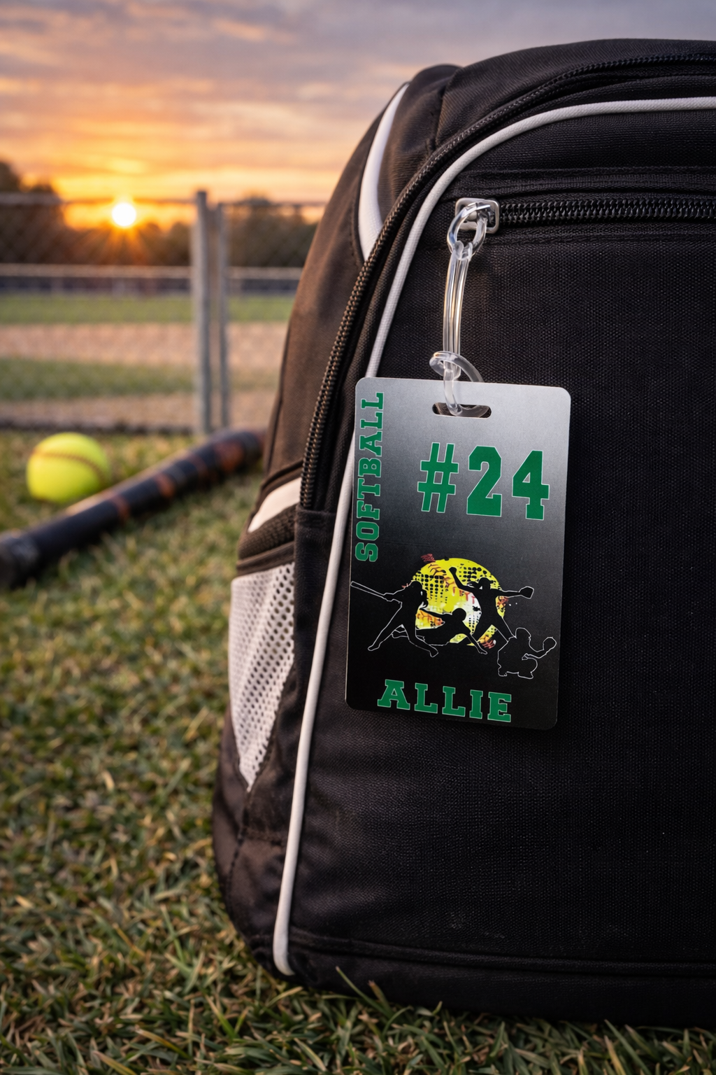 Northridge Softball Bag Tag 2