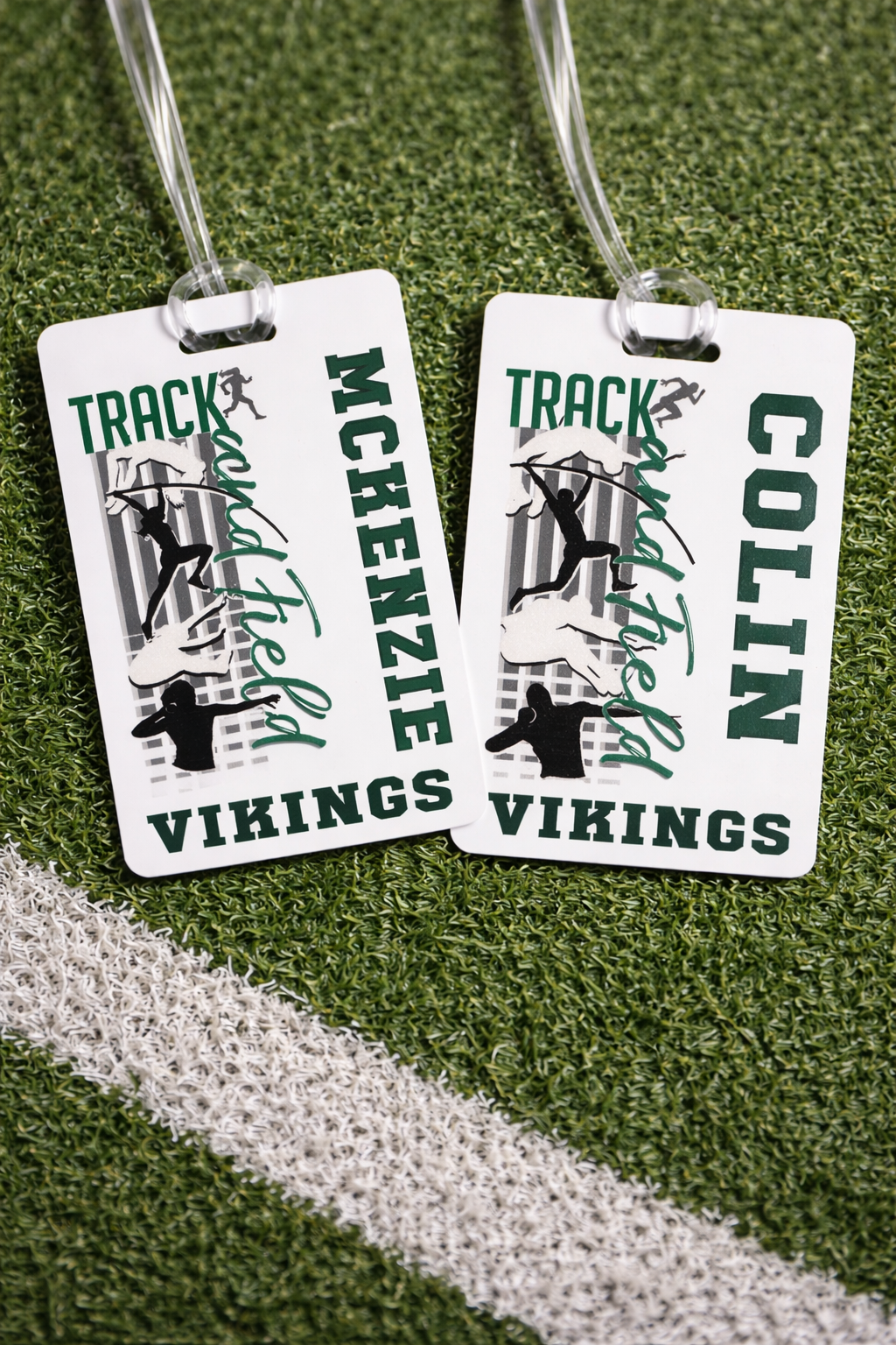 Northridge Track & Field Bag Tag Male/Female Versions
