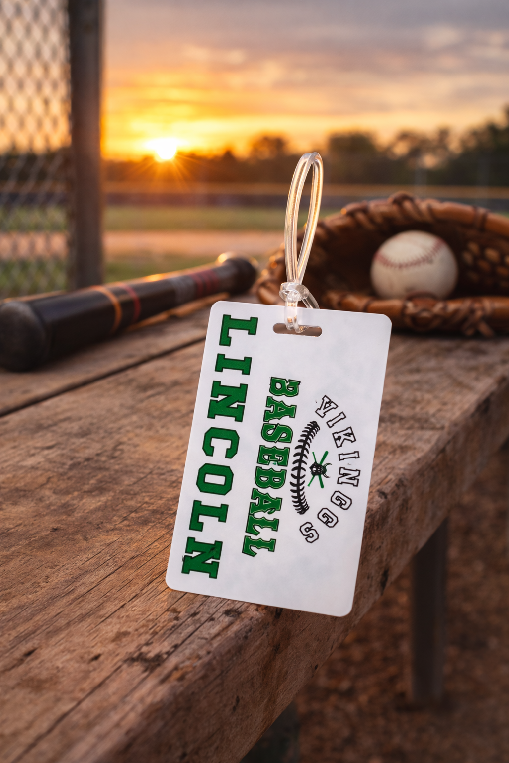 Northridge Baseball Bag Tag 2