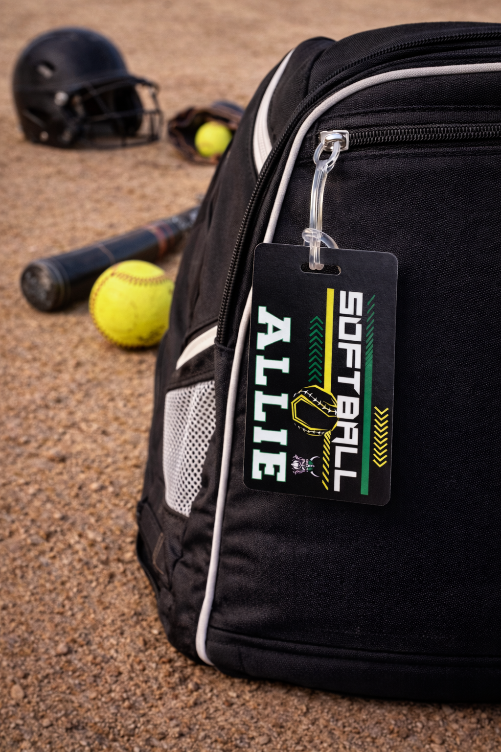 Northridge Softball Bag Tag 1