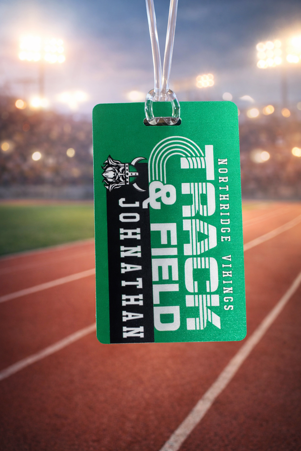 Northridge Track & Field Bag Tag