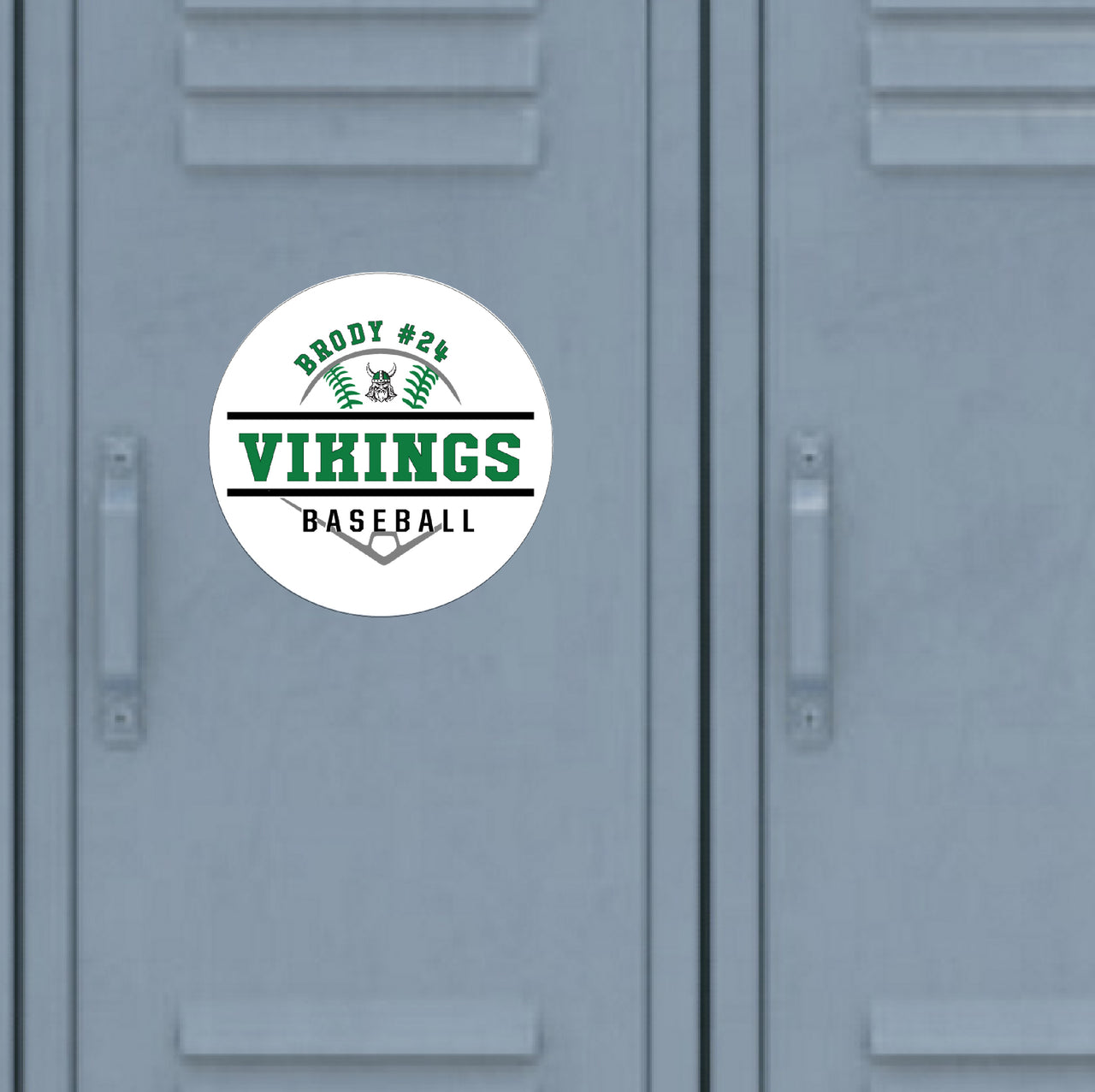 Northridge Baseball Locker/Fridge Magnet 004