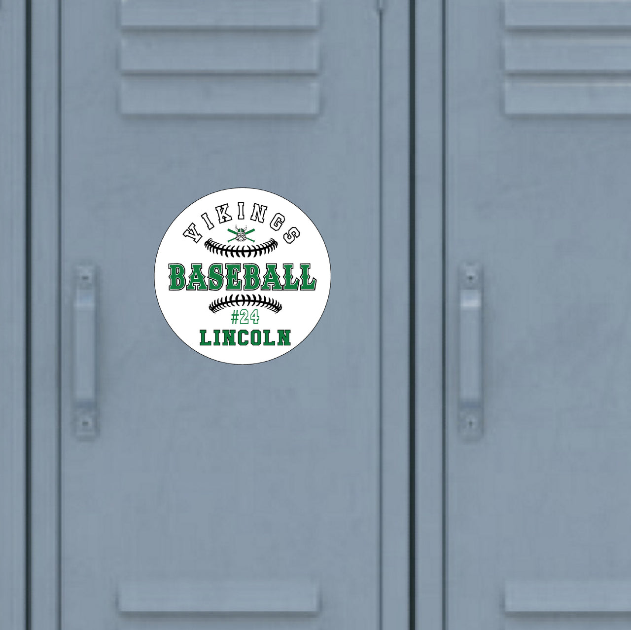Northridge Baseball Locker/Fridge Magnet 005