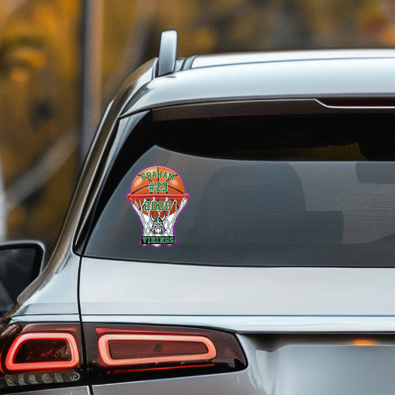Northridge Basketball Hoop Car Decal
