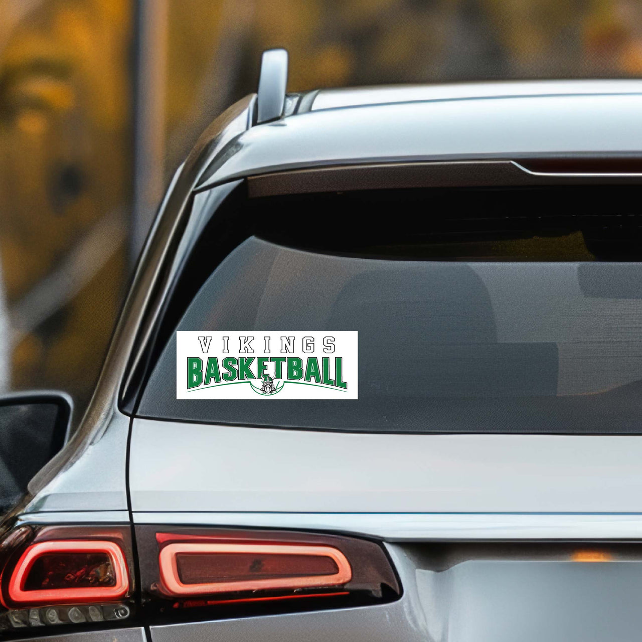Northridge Basketball Rectangle Car Decal