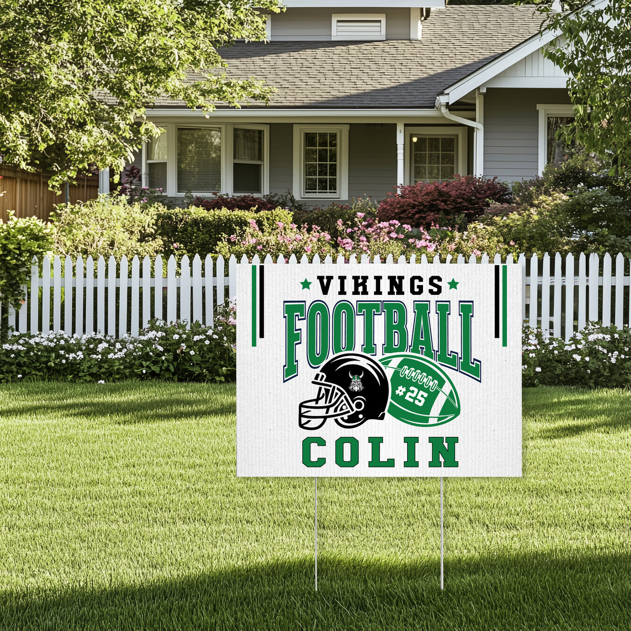 Northridge Football Yard Sign 24x18