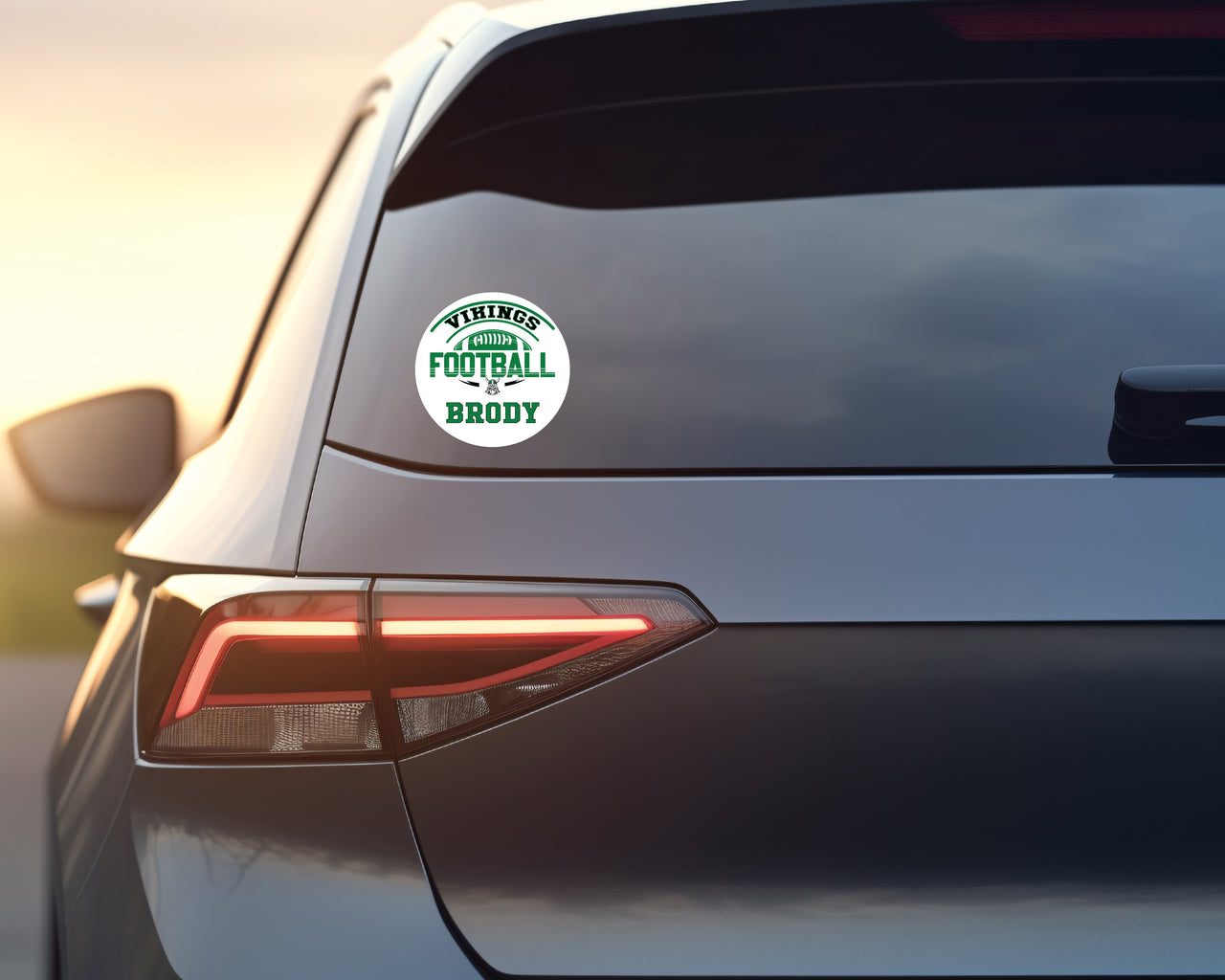 Northridge Football Car Decal