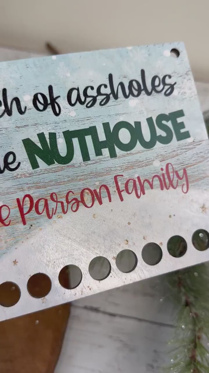 Candy Cane Advent Calendar | Christmas Countdown | Reusable Advent Calendar | Candy Cane Holder | Farmhouse Christmas Decor | Candy Cane