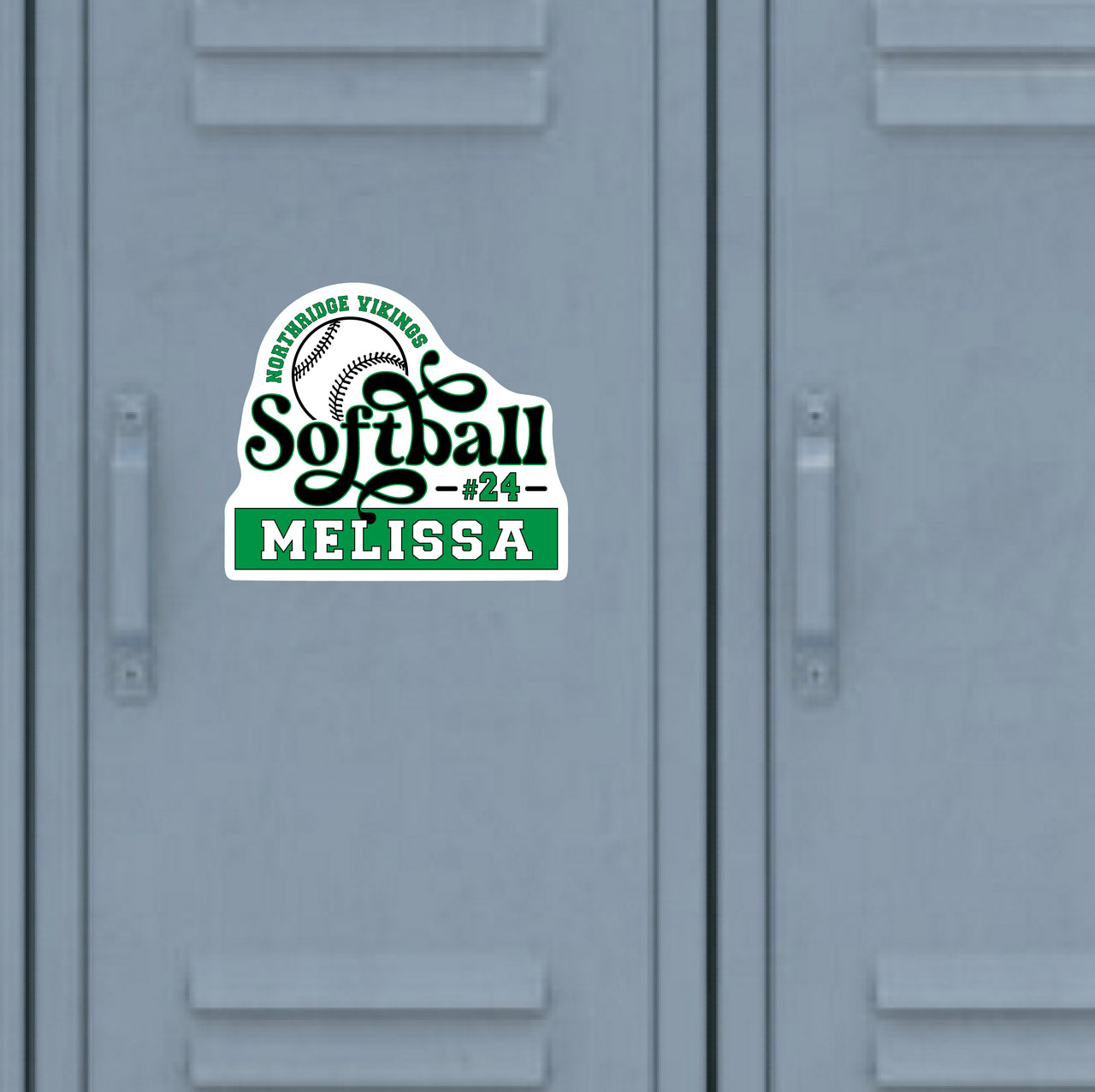 Northridge Softball Locker/Fridge Magnet 003