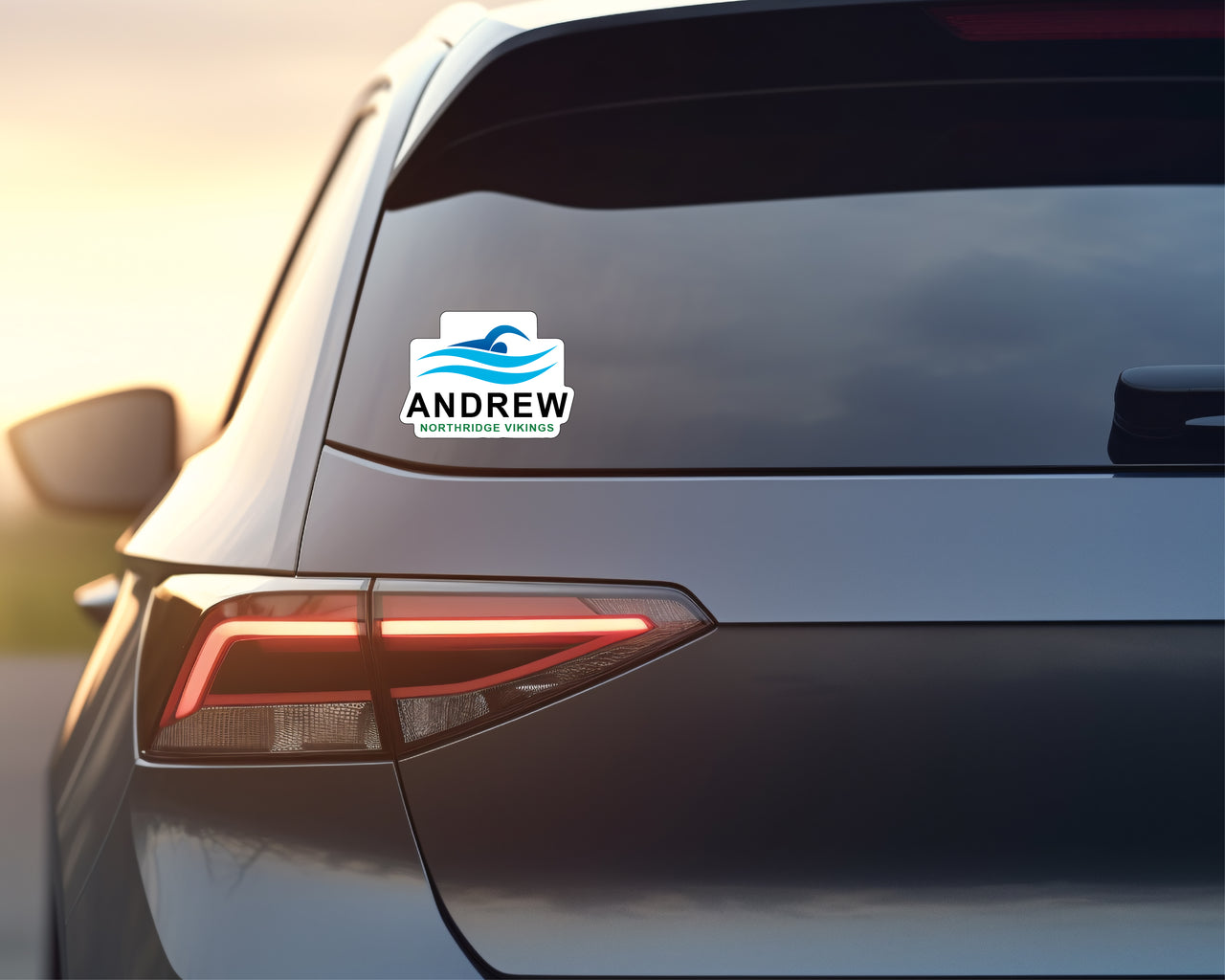 Northridge Swim Car Decal 003