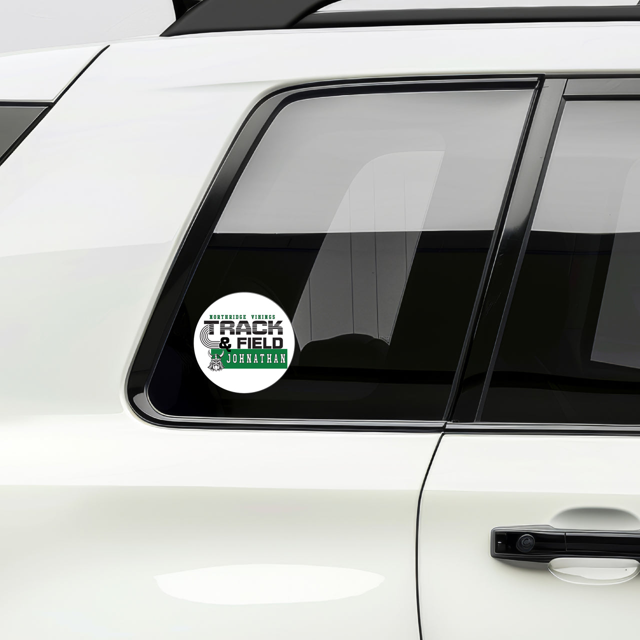 Northridge Round Track & Field Car Decal