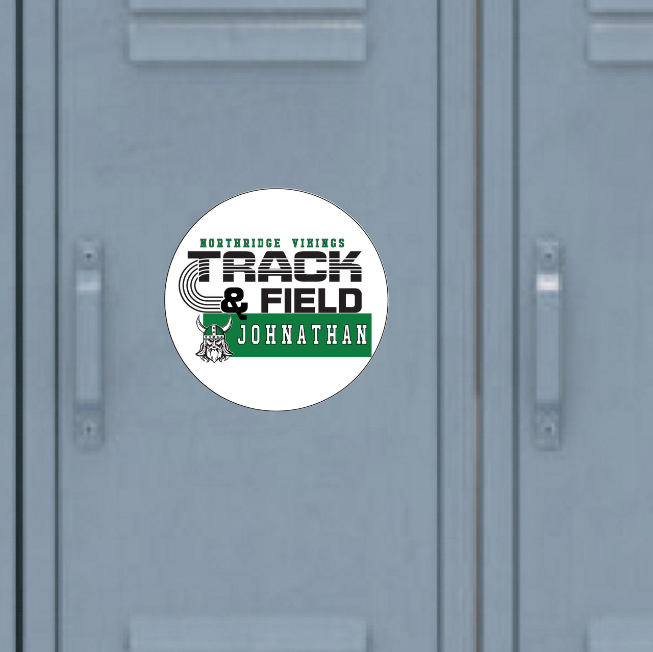 Northridge Track & Field Locker/Fridge Magnet 003