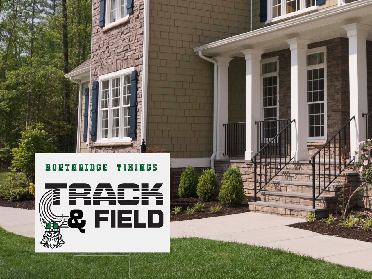 Northridge Track & Field Yard Sign 24x18 004