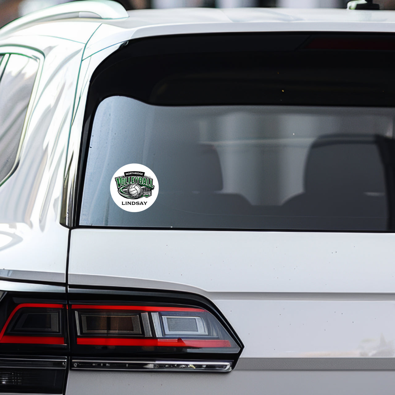 Northridge Volleyball Car Decal 004