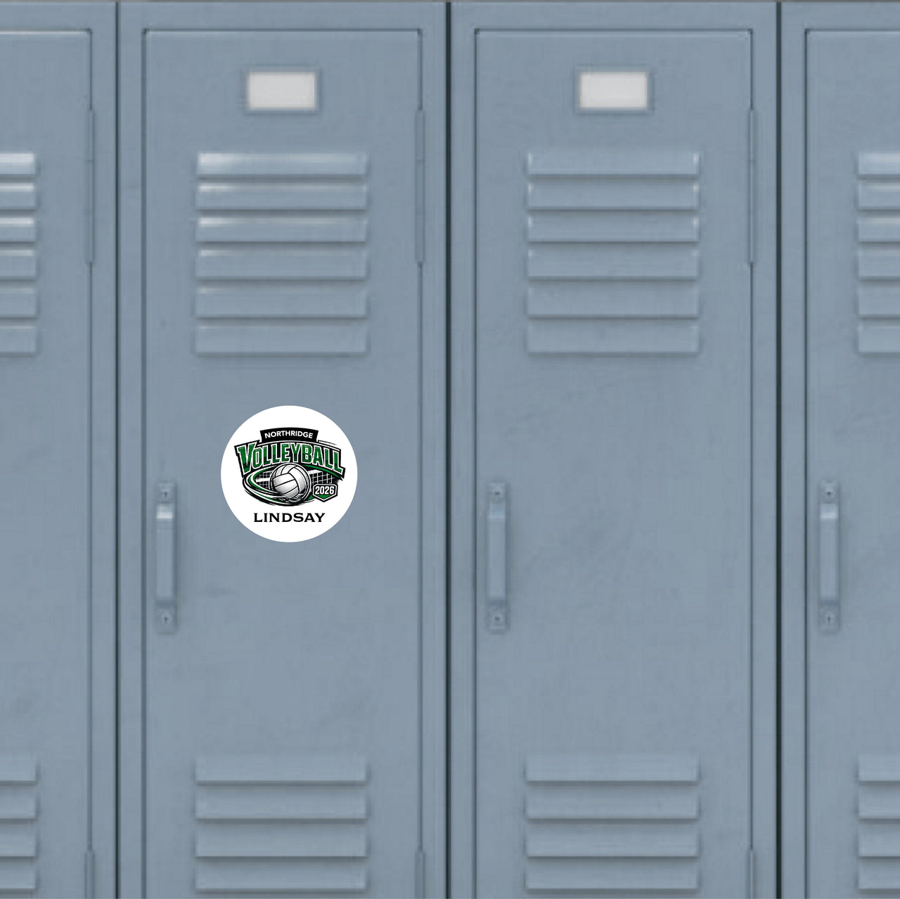 Northridge Volleyball Locker/Fridge Magnet
