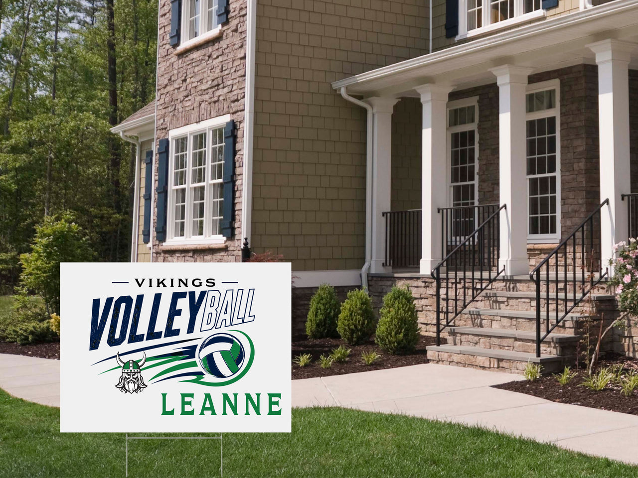 Northridge Volleyball Yard Sign 24x18 001