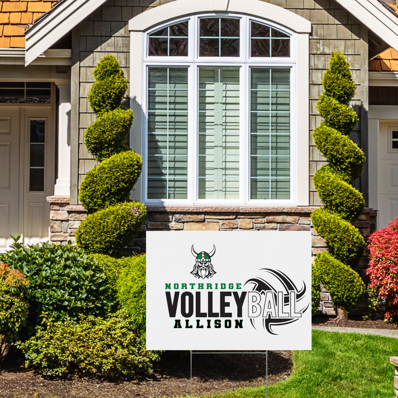 Northridge Volleyball Yard Sign 24x18 002