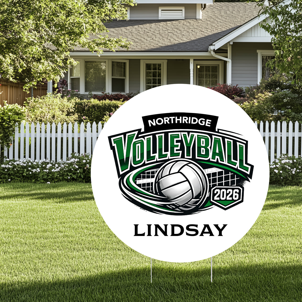 Northridge Volleyball Yard Sign 004