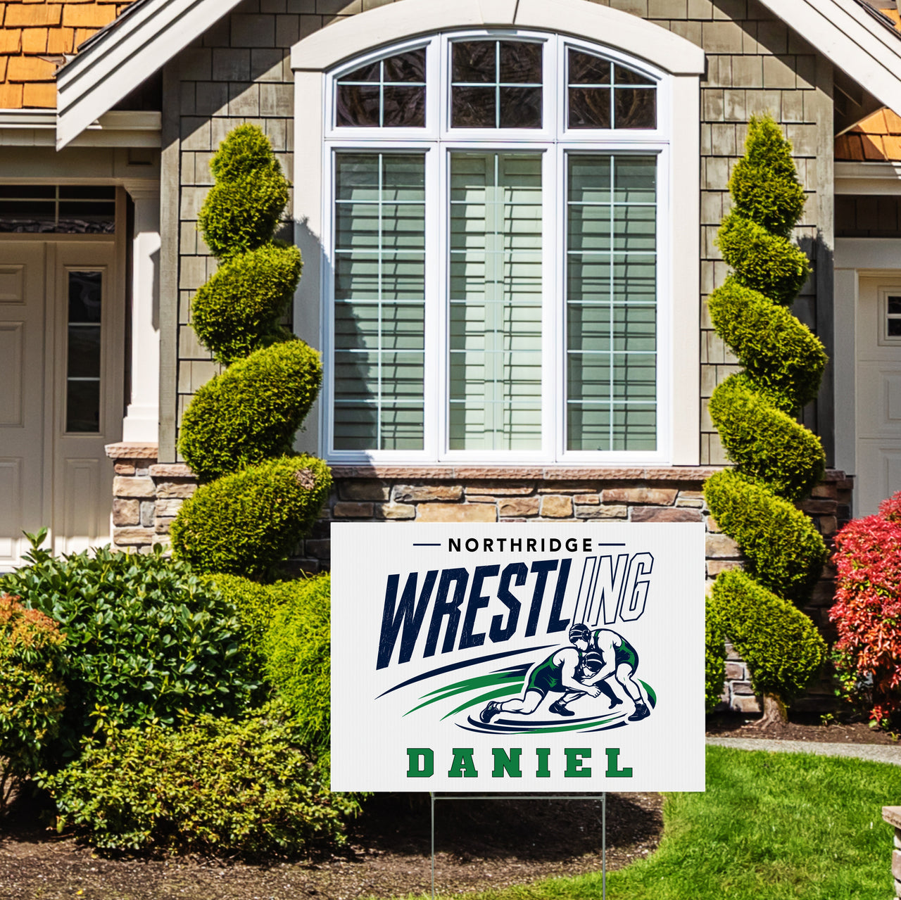 Northridge Wrestling Yard Sign 24x18 001