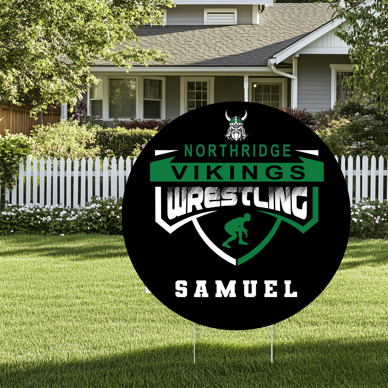 Northridge Wrestling Yard Sign 004